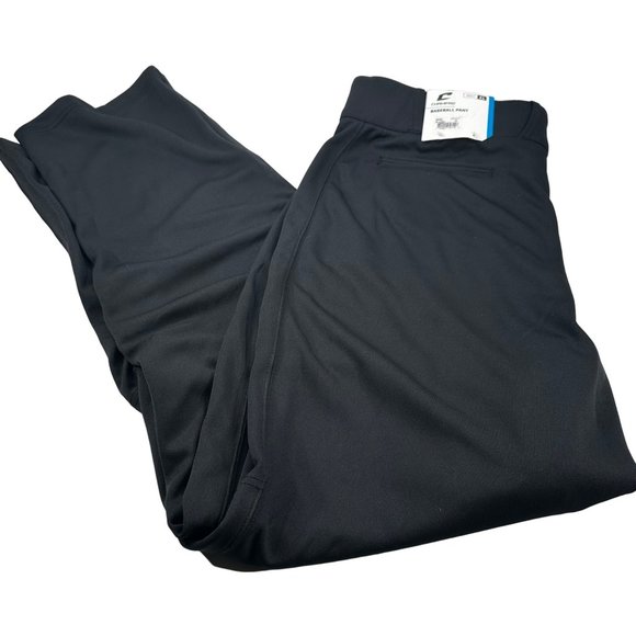 Champro Men's Size XL Pant Baseball Two Back Pockets Black New With Tags - Picture 2 of 15
